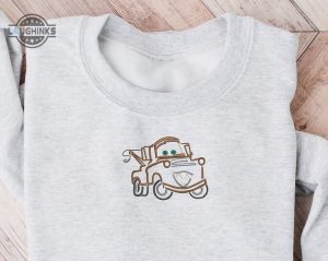 mater disney embroidered crewneck disney embroidered sweatshirt disneyland crewneck disney sweatshirt womens disney crewneck embroidery tshirt sweatshirt hoodie gift laughinks 1