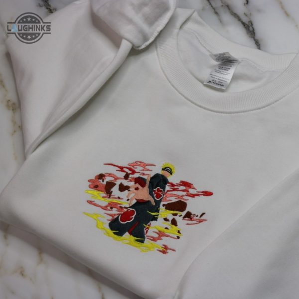 embroidered anime shirt anime sweater embroidered shirt anime embroidery anime shirt embroidery clothing embroidery tshirt sweatshirt hoodie gift laughinks 1