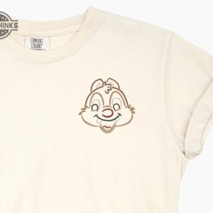 chip dale embroidered tshirt dale embroidered shirt chip and dale t shirt disney princess shirt disney tshirt womens disney shirt embroidery tshirt sweatshirt hoodie gift laughinks 1