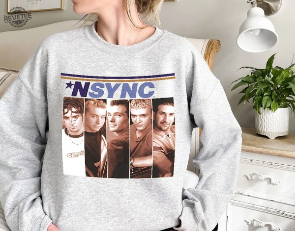 Nsync Sweatshirt No Strings Attached Nsync Lyrics Vintage Nsync Boy Band 90S Shirt Nsync Debut Album Shirt Nsync Merch revetee 4