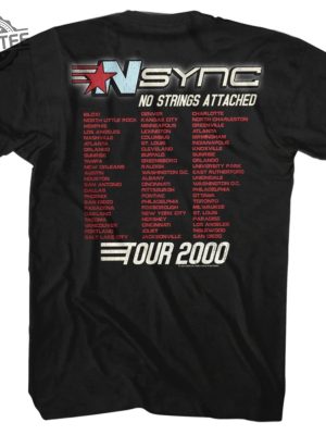 No Strings Attached Nsync Lyrics Nsync Sweatshirt Nsync No Strings Attached Tour Boy Band Shirt Nsync Debut Album Shirt revetee 2