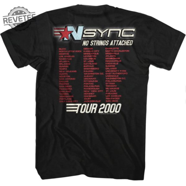 No Strings Attached Nsync Lyrics Nsync Sweatshirt Nsync No Strings Attached Tour Boy Band Shirt Nsync Debut Album Shirt revetee 2