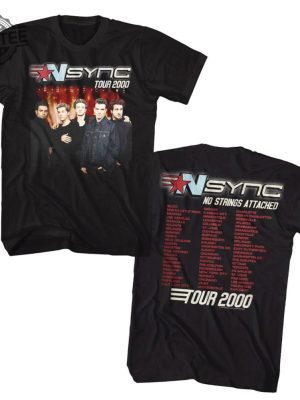 No Strings Attached Nsync Lyrics Nsync Sweatshirt Nsync No Strings Attached Tour Boy Band Shirt Nsync Debut Album Shirt revetee 3