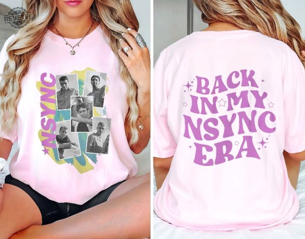 Back In My Nsync Era Shirt Nsync Tearin Up My Heart Nsync No Strings Attached Tour Shirt Nsync Reunion Trolls Shirt Nsync Debut Album Shirt revetee 5