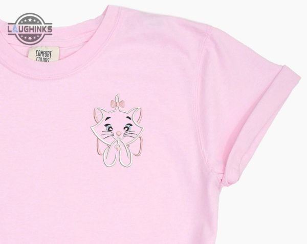 aristocrats embroidered tshirt marie embroidered shirt marie t shirt disney cat mom shirt disney tshirt womens disney shirt embroidery tshirt sweatshirt hoodie gift laughinks 1 1