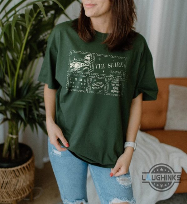 lord of the rings shirt sweatshirt hoodie mens womens lotr tales of the shire map shirts frodo baggins tee the hobbit game gift tolkien aragorn the fellowship laughinks 2