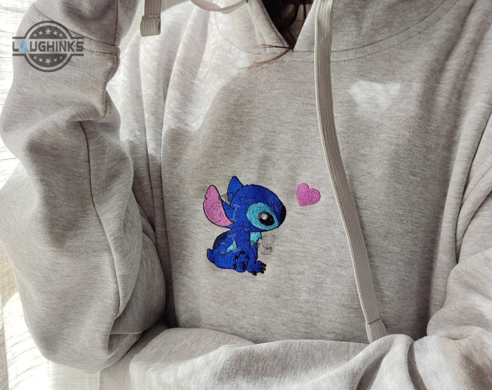 Embroidered Lovely Character Embroidered Sweatshirt Embroidered Hoodie Embroidered T Shirt Love Gifts Embroidery Tshirt Sweatshirt Hoodie Gift