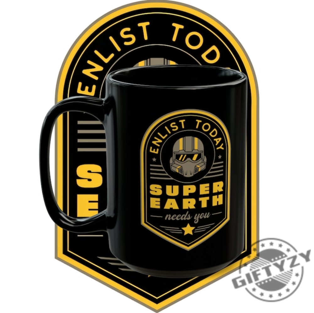 Enlist Today Libertea Helldivers 2 Mug Morning Cup Of Libertea Unisex Shirt Helldivers Taste Democracy Mug giftyzy 1