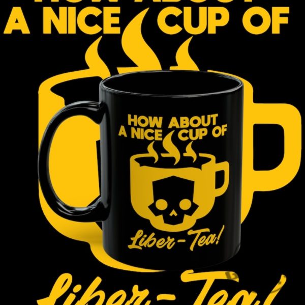 Libertea Helldivers 2 Mug Morning Cup Of Libertea Helldivers Taste Democracy Mug Unisex Shirt giftyzy 1