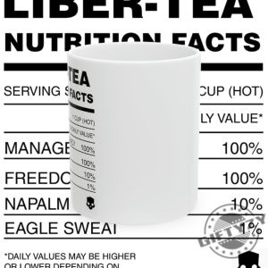 Libertea Nutrition Facts Helldivers 2 Ceramic Mug giftyzy 2