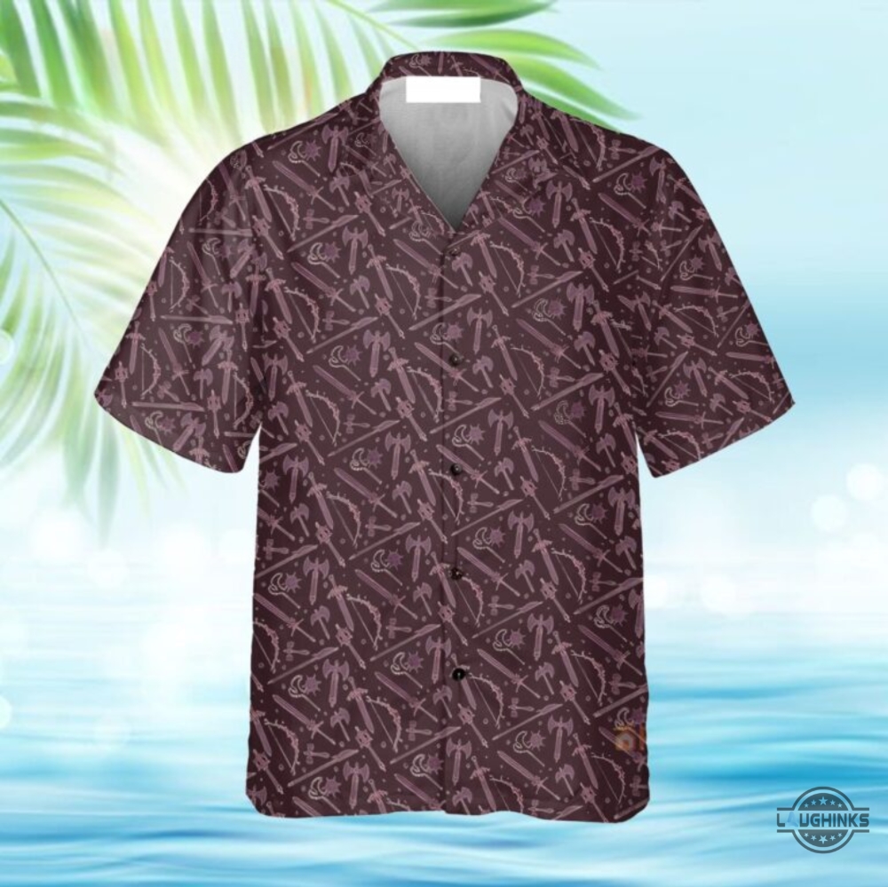 Dungeons And Dragons Hawaiian Shirt Dnd Hawaiian Shorts Dice Shirts D And D Gift Dm Button Up Shirts Dungeon Master Aloha Summer Beach Shirt