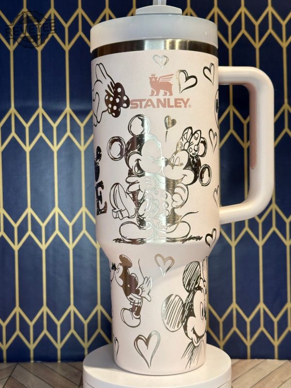 Mickey And Minnie Stanley Cup Mickey Stanley Cup Disneyland Tumbler Disney Birthday Gift Minnie Stanley Cup Unique revetee 2