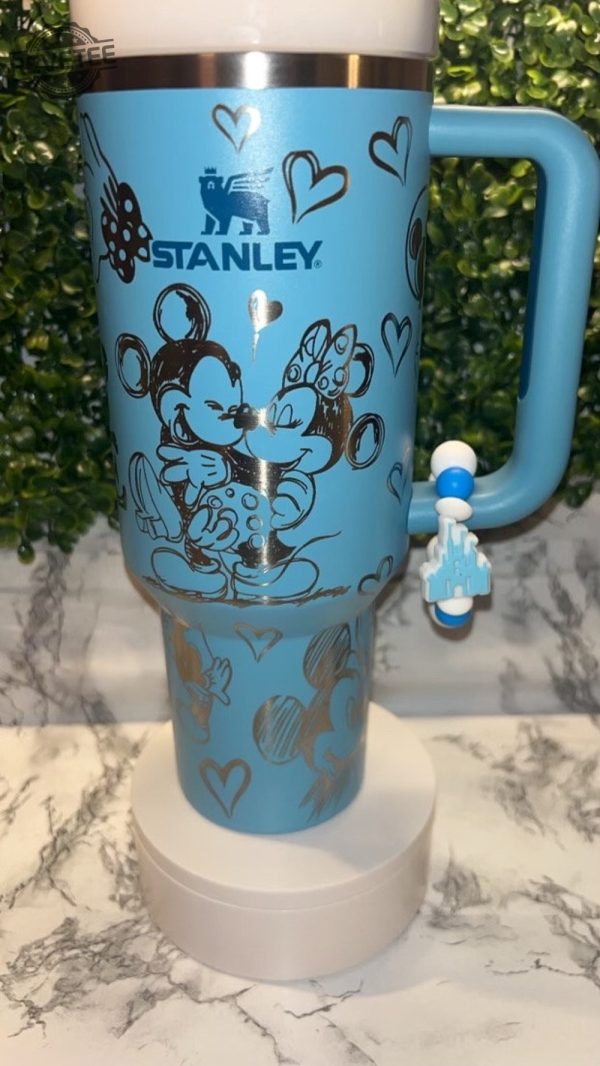 Mickey And Minnie Stanley Cup Mickey Stanley Cup Disneyland Tumbler Disney Birthday Gift Minnie Stanley Cup Unique revetee 5