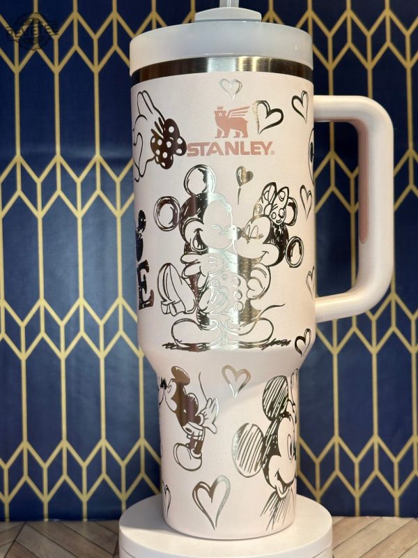 Mickey And Minnie Stanley Cup Mickey Stanley Cup Disneyland Tumbler Disney Birthday Gift Minnie Stanley Cup Unique revetee 7