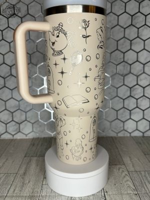 Beauty And The Beast Engraved Tumbler Beauty And The Beast Stanley Cup Disneyland Tumbler Disney Birthday Gift Unique revetee 2