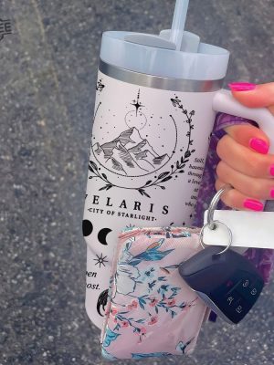 Velaris Starlight City Sjm Fantasy 40Oz Tumbler Velaris Tumbler Velaris City Of Star Light Stanley Cup Acotar Book Stanley Cup Unique revetee 4