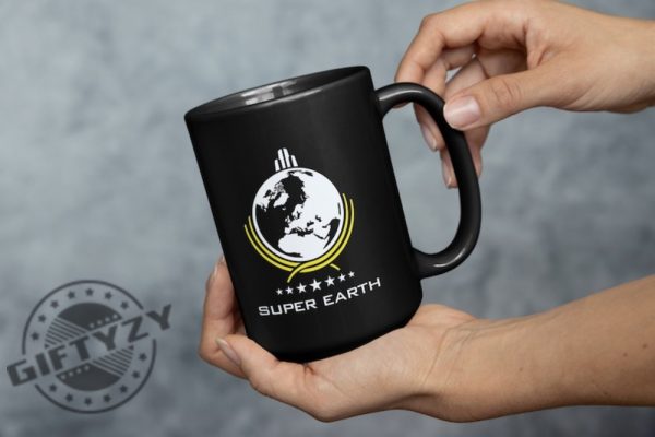 Helldivers 2 Super Earth Mug Cup Of Libertea Taste Of Democracy Birthday Gifts Gifts For Him Anniversary Gift Wedding Gift giftyzy 1