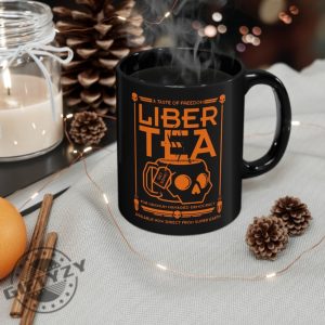 Libertea Mug Morning Cup Of Libertea Helldivers Taste Democracy Mug giftyzy 4