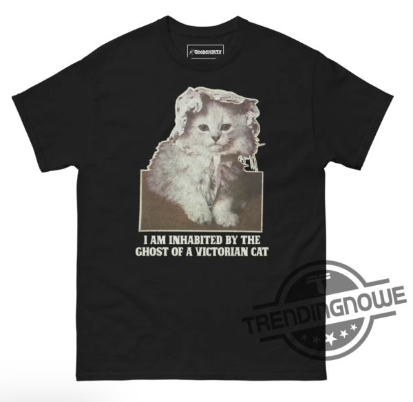I Am Inhabited By The Ghost Of A Victorian Cat Shirt trendingnowe 1