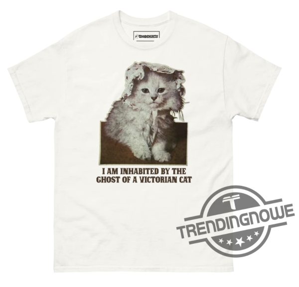 I Am Inhabited By The Ghost Of A Victorian Cat Shirt trendingnowe 3