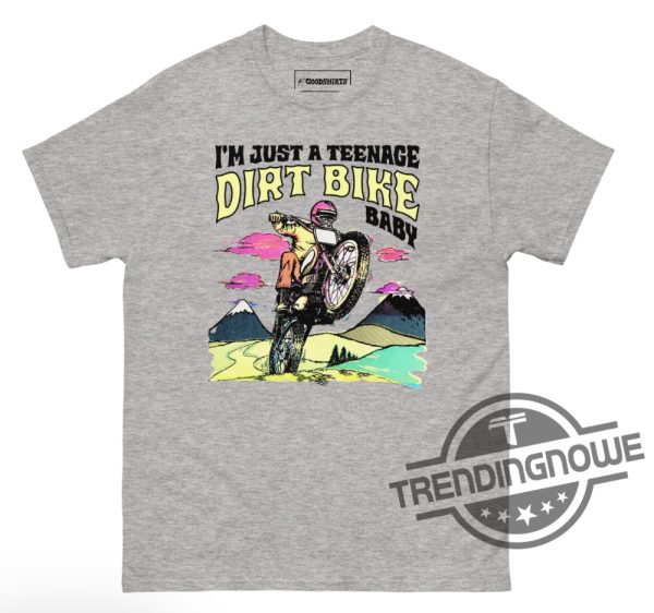 Im Just A Teenage Dirt Bike Baby Shirt trendingnowe 2