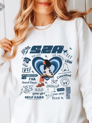 Sza Sweatshirt Sza Merch Shirt Lyrics Sza Saturn Sza Shirt Sza Shirt Merch Sza Merch Hoodie Sza Saturn Lyrics Sza Sos Tour Shirt Unique revetee 3