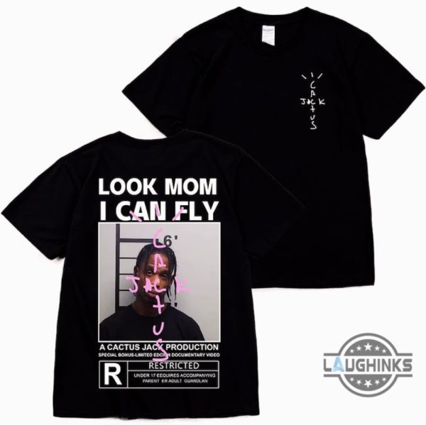 cactus jack graphic tee shirt sweatshirt hoodie mens womens travis scott look mom i can fly shirts astroworld hip hop rapper music tshirt gift for fans laughinks 1