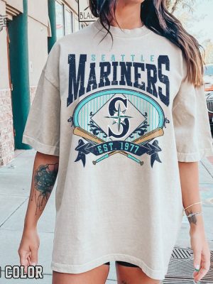 Seattle Baseball Sweatshirt Vintage Seattle Baseball Sweatshirt Seattle Est 1977 Sweatshirt Mariners Sweatshirt Seattle Game Day Shirt revetee 2