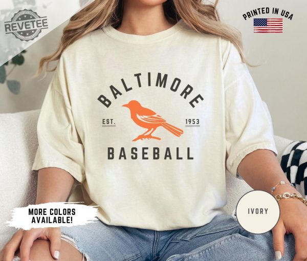 Vintage Baltimore Orioles Shirt Retro Baltimore Orioles Baseball Tshirt Baltimore Baseball Orioles Sweatshirt Orioles Hoodie Orioles Vintage Tee revetee 2
