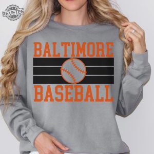 Vintage Baltimore Baseball Sweatshirt Orioles Shirt Retro Orioles Shirt Baltimore Orioles Gift Baltimore Baseball Baltimore Fan Shirt revetee 6