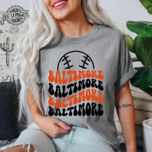Baltimore Baseball Shirt Baltimore Baseball Sweatshirt Vintage Baltimore Baseball Shirt Baltimore Baseball Fan Gift Baltimore Sweater revetee 2