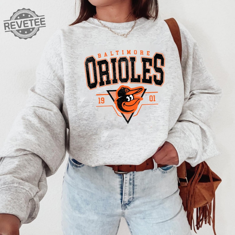 Vintage Baltimore Baseball Sweatshirt Baltimore Baseball Crewneck Baseball Fan Shirt Baltimore Orioles Sweatshirt