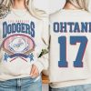 Shohei Ohtani Sweatshirt Los Angeles Baseball Shirt Los Angeles Dodgers Shirt Dodgers Sweater Dodgers Hoodie Los Angeles Baseball revetee 1