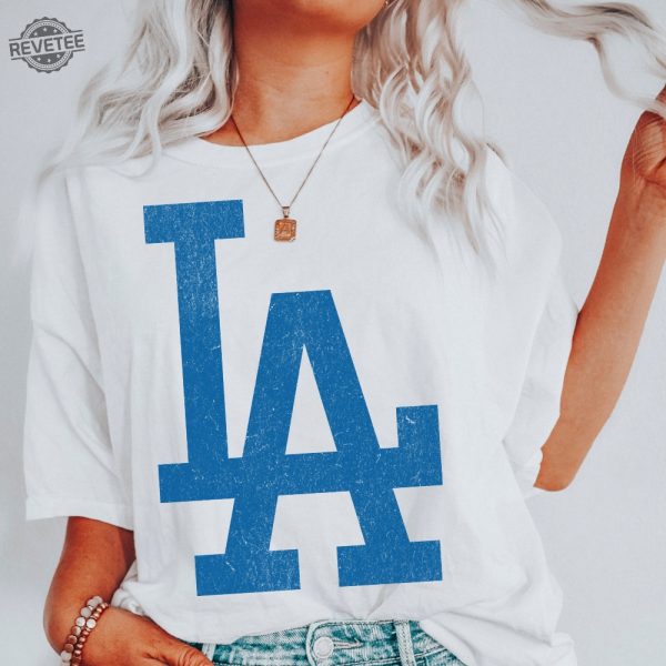 Dodgers Baseball Shirt Dodgers Sweatshirt Dodgers Shirt Los Angeles Shirt Los Angeles Baseball Shirt For Women revetee 2