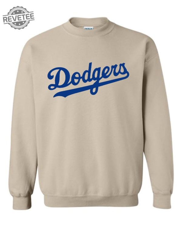Los Angeles Dodgers Crewneck La Dodgers Crewneck Dodgers Baseball Crewneck Los Angeles Dodgers Sweatshirt Ladodgers Shirt revetee 1