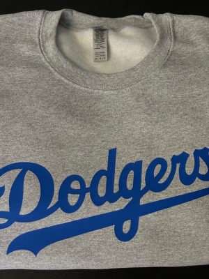 Los Angeles Dodgers Crewneck La Dodgers Crewneck Dodgers Baseball Crewneck Los Angeles Dodgers Sweatshirt Ladodgers Shirt revetee 3