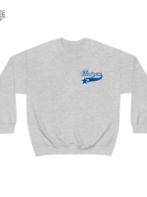 La Baseball Sweatshirt La Game Day Crewneck Los Angeles Dodgers Shirt Los Angeles Dodgers Sweatshirt Unique Dodger Crewneck revetee 2