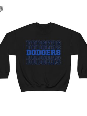 Dodgers Dodgers Dodgers Sweatshirt Dodgers Dodgers Dodgers Crewneck Sweatshirt Los Angeles Dodgers Sweatshirt Unique revetee 2