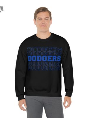 Dodgers Dodgers Dodgers Sweatshirt Dodgers Dodgers Dodgers Crewneck Sweatshirt Los Angeles Dodgers Sweatshirt Unique revetee 4