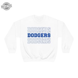 Dodgers Dodgers Dodgers Sweatshirt Dodgers Dodgers Dodgers Crewneck Sweatshirt Los Angeles Dodgers Sweatshirt Unique revetee 6