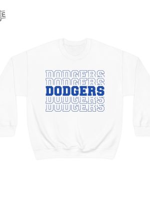 Dodgers Dodgers Dodgers Sweatshirt Dodgers Dodgers Dodgers Crewneck Sweatshirt Los Angeles Dodgers Sweatshirt Unique revetee 6