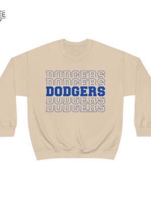 Dodgers Dodgers Dodgers Sweatshirt Dodgers Dodgers Dodgers Crewneck Sweatshirt Los Angeles Dodgers Sweatshirt Unique revetee 9