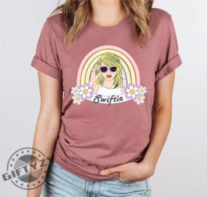 Little Swiftie Shirt Flower Taylor Girls Sweatshirt First Concert Outfits Retro Floral Little Swiftie Tshirt Taylor Swift Hoodie Taylor Swift Shirt giftyzy 5