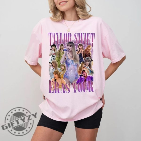 Vintage 90S Style Taylor Shirt Swiftie Eras Tour Sweatshirt Taylor Gift Bootleg Tshirt Trendy Hoodie Taylor Swift Shirt giftyzy 3