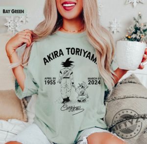 Akira Toriyama Shirt 40 Years 1984 2024 Thank You For The Memories Sweatshirt Akira Toriyama 1955 2024 Hoodie Unisex Tshirt Gift For Fans Anime Shirt giftyzy 6