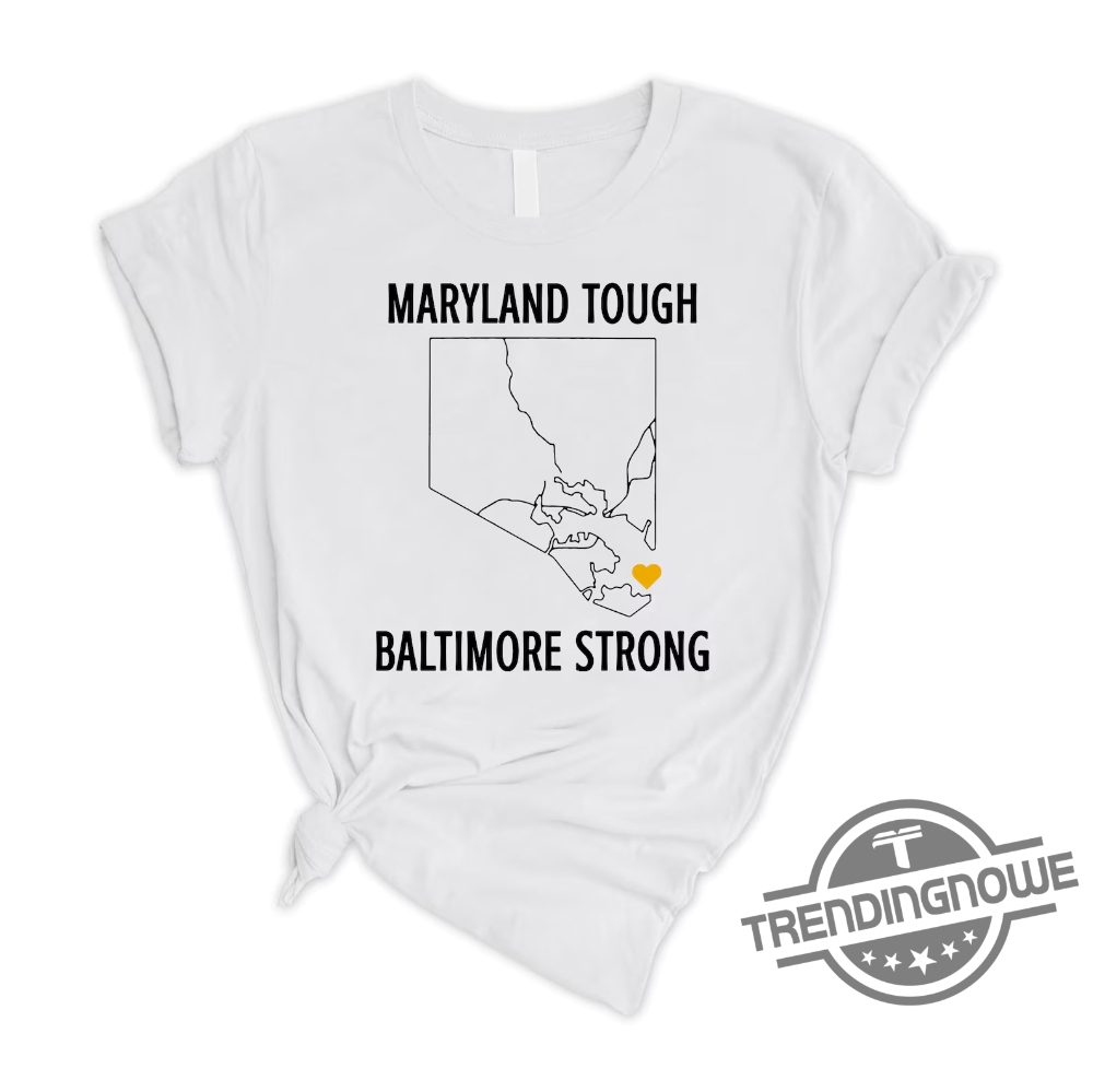 Baltimore Strong Shirt Francis Scott Key Bridge Collapse Baltimore Shirt Patapsco River Youre Maryland Tough Shirt