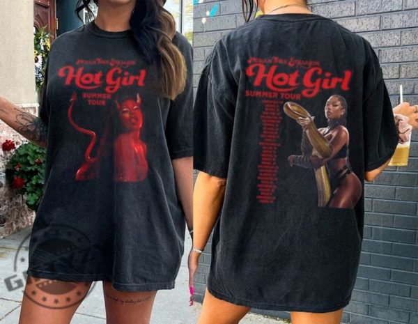 Vintage Megan Thee Stallion Shirt H0t Girl Summer 2024 Tour Sweatshirt Megan Rapper Concert Tshirt Megan Stallion Album Merch Shirt For Fan giftyzy 1