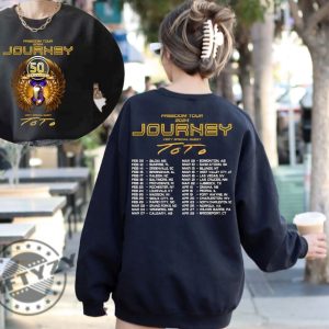 Journey Freedom Tour 2024 Shirt Journey With Toto 2024 Concert Sweatshirt Journey Band Fan Tshirt Journey Hoodie Journey Freedom Tour Gift giftyzy 4