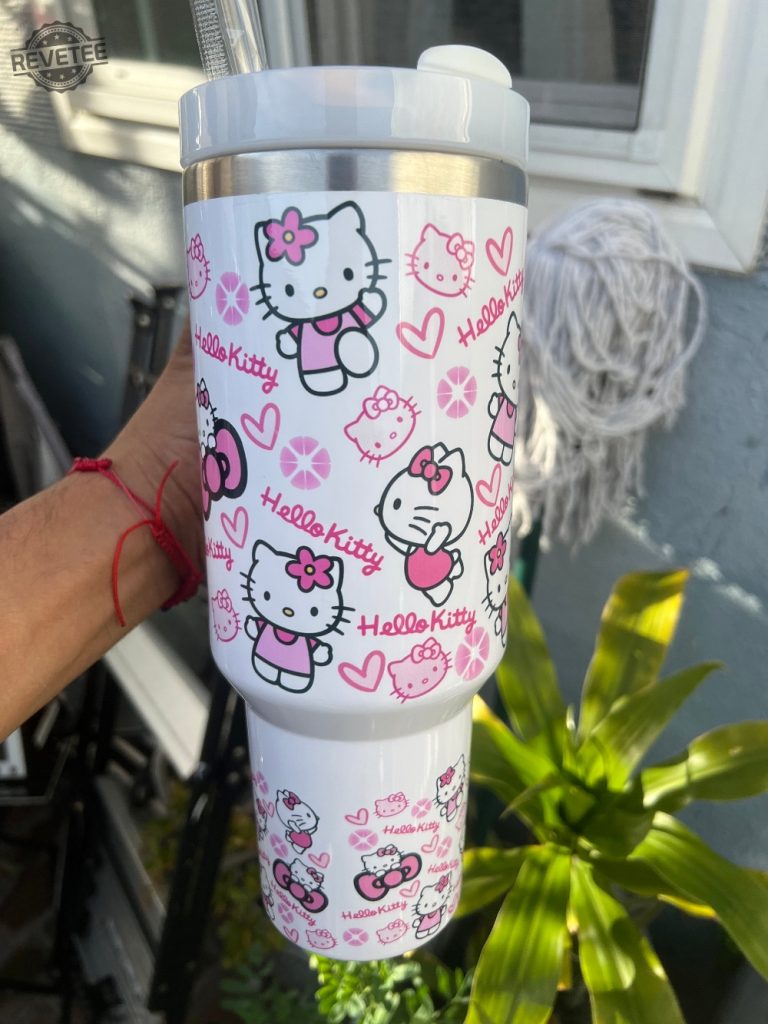 Hello Kitty Tumbler Hello Kitty Stanley Cup Hello Kitty Stainless Steel ...