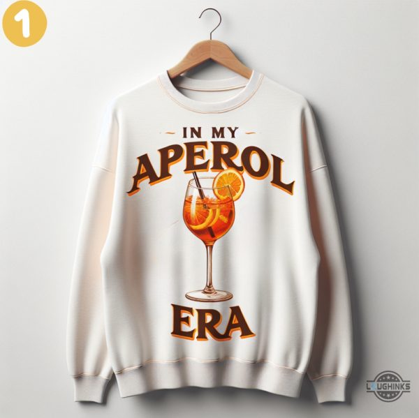 aperol spritz tshirt sweatshirt hoodie mens womens gimme more winter cocktail shirts in my aperol era vintage shirt gift for cocktail lovers cool bartender tee laughinks 1